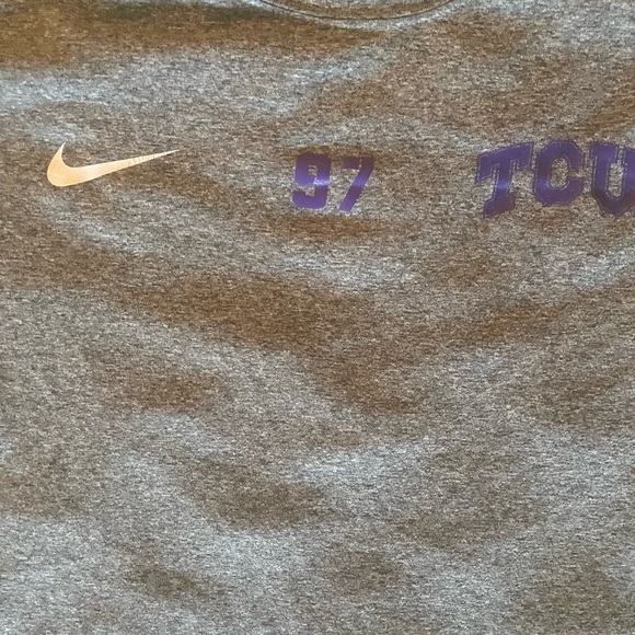 Player Issue TCU Texas Christian University Horned Frogs Football Nike Shirt - Picture 3 of 3